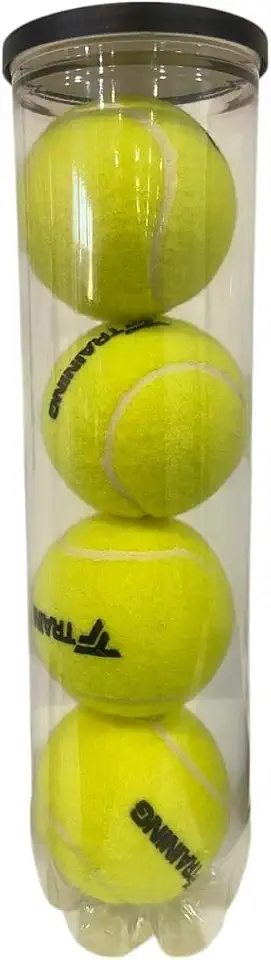 Tecnifibre Tubo de Bolas de Tênis Training New com 4 unidades