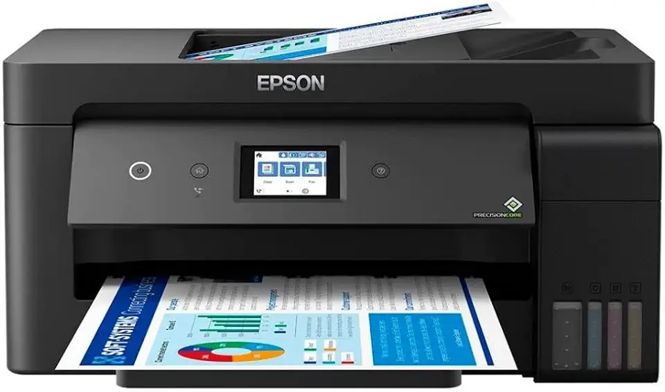 Impressora Multifuncional Epson EcoTank L14150 - Tanque de Tinta Colorida, formato até A3+ Wi-Fi, USB, Bivolt
