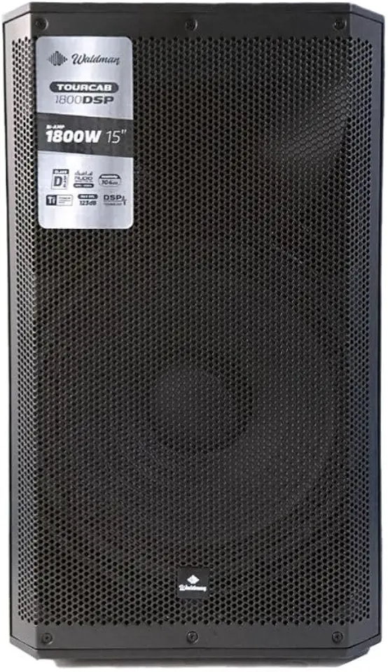 Caixa de Som Amplificada Waldman Tourcab 1800DSP Ativa de 15 Polegadas