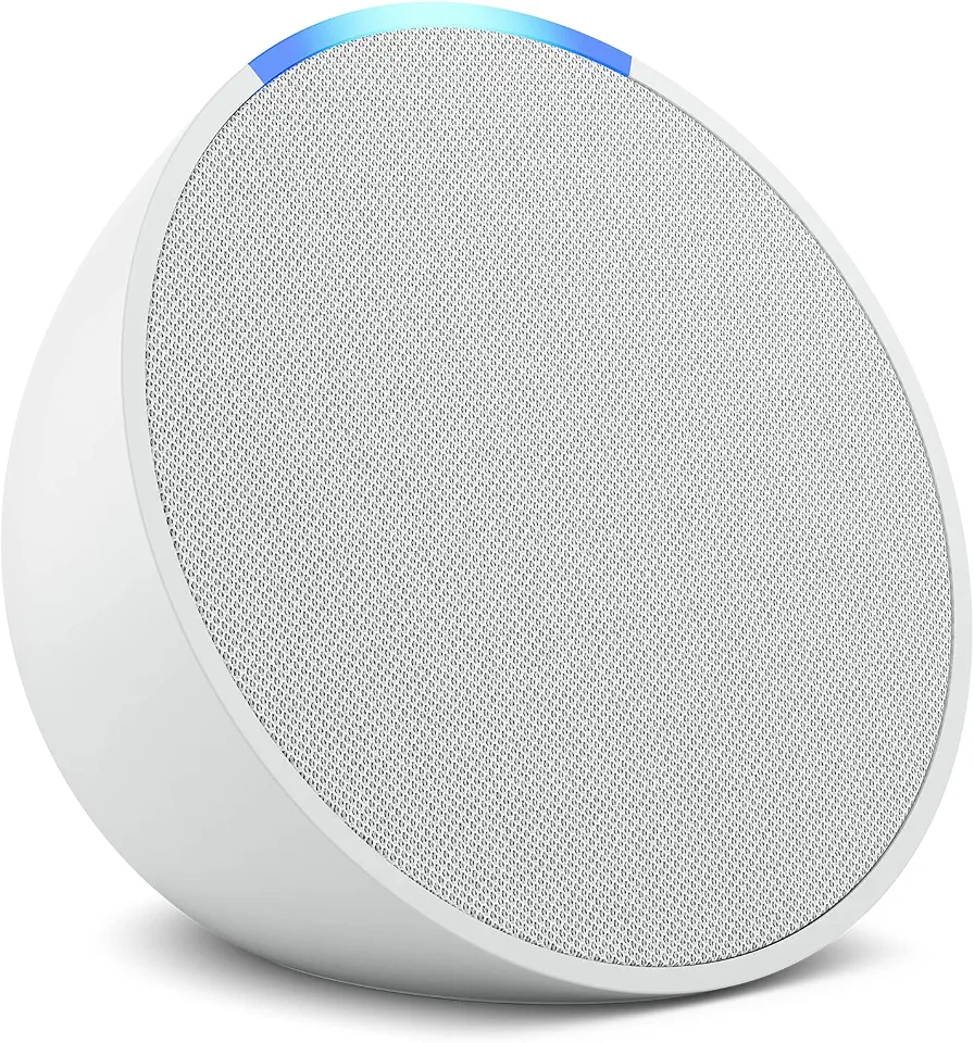 Echo Pop (Geração mais recente) | Smart speaker compacto com som envolvente e Alexa | Cor Branca