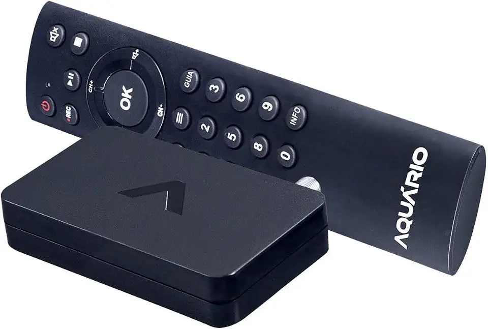 Conversor Aquário DTV-9000 Full HD 1080p com Gravador USB | Saída HDMI e AV HDMI