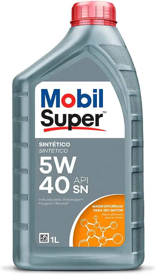Oleo Lubrificantes Para Carros Mobil Super 5W-40 Sintético V