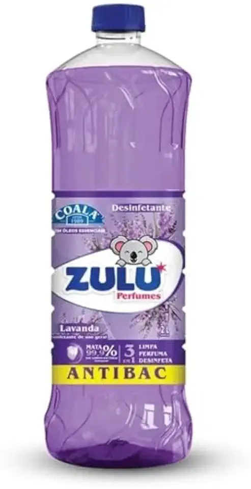 Desinfetante Multiuso Antibacteriano Translúcido 2L Lavanda