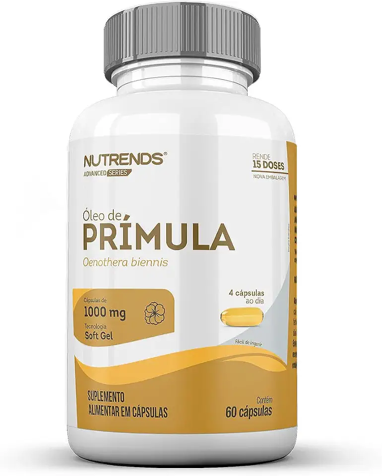 Óleo de Prímula 1000mg 60 cápsulas, Nutrends