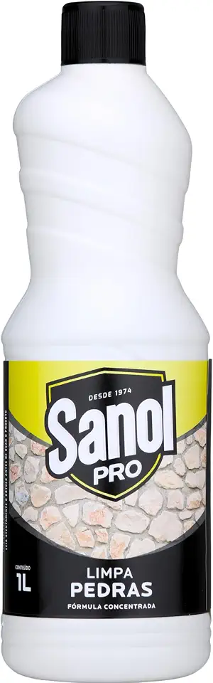 Limpa Pedras, Sanol Pró, 1 Litro, Branco