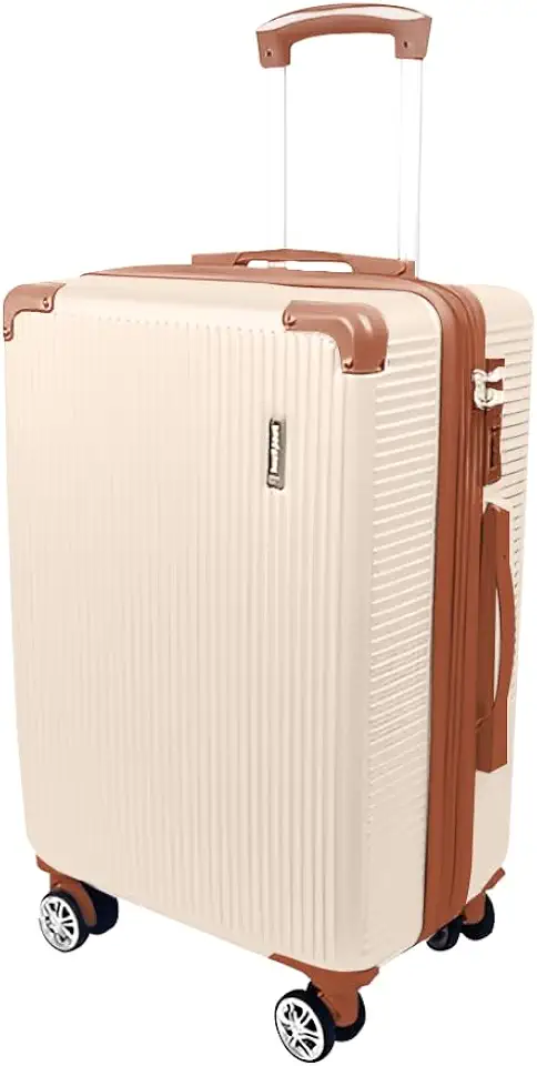 Mala Bordo 10kg Bagagem de Mão Expansivel Padrão ANAC com 4 Rodas duplas 360° Cadeado AntiFurto Mala de Viagem Alça Lateral com Divisória, Leve Resistente