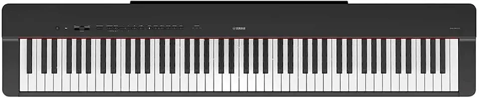 Piano Digital P 225B Preto 88 Teclas Sensitivas Com Fonte e Pedal Yamaha