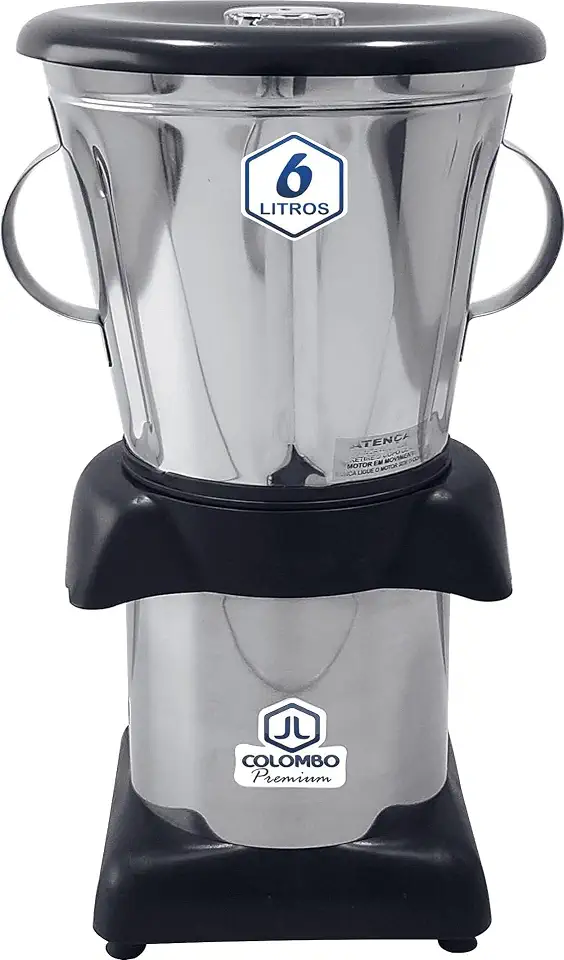 Liquidificador Industrial Inox 6 Litros Baixa Rotação 800W (220, Volts)