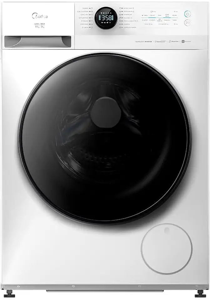 Lava e Seca 11kg Branca Slim HealthGuard Conectada Midea (110V, Volts)