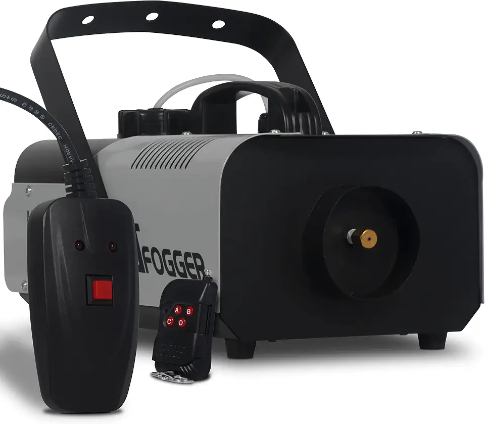 Máquina de fumaça 2000 Watts 220v Profissional para Festas Baladas Dj Com Controle Remoto Sem Fio e Xlr