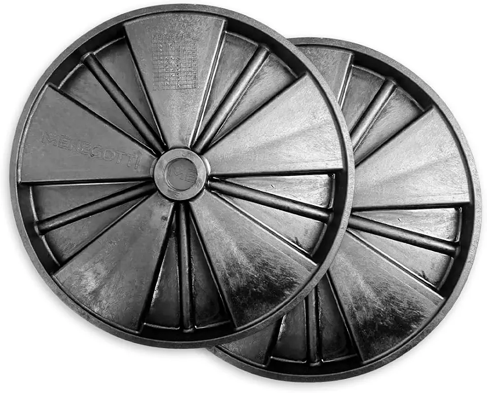 Roda Plástica Preta Menegotti 30cm Para Betoneira Prime 150L Polipropileno Cód. 24110107-2 Unidades