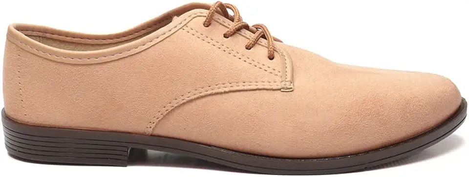 Sapato Feminino Moleca Oxford Camurça