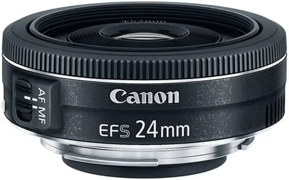 Canon EF-S 24mm f/2.8 STM Lente, Preta