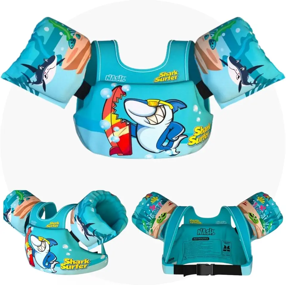 Nash Boia Infantil com Colete Salva Vidas
