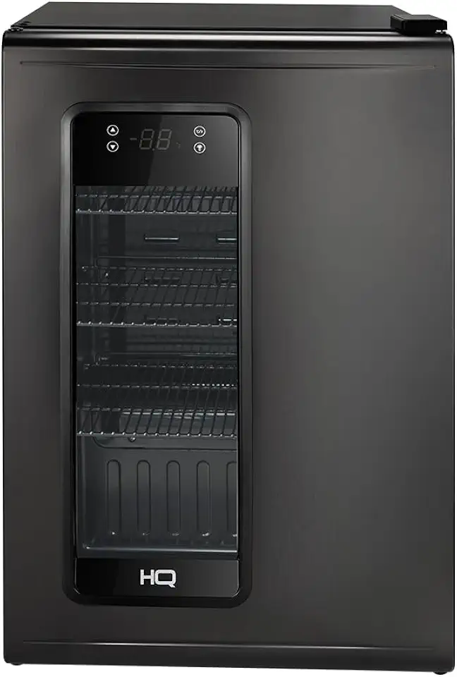 Cervejeira Expositor Vertical HQ 100 Litros Frost Free Inox Titanium HQ-100CEVPVFFI (220V)
