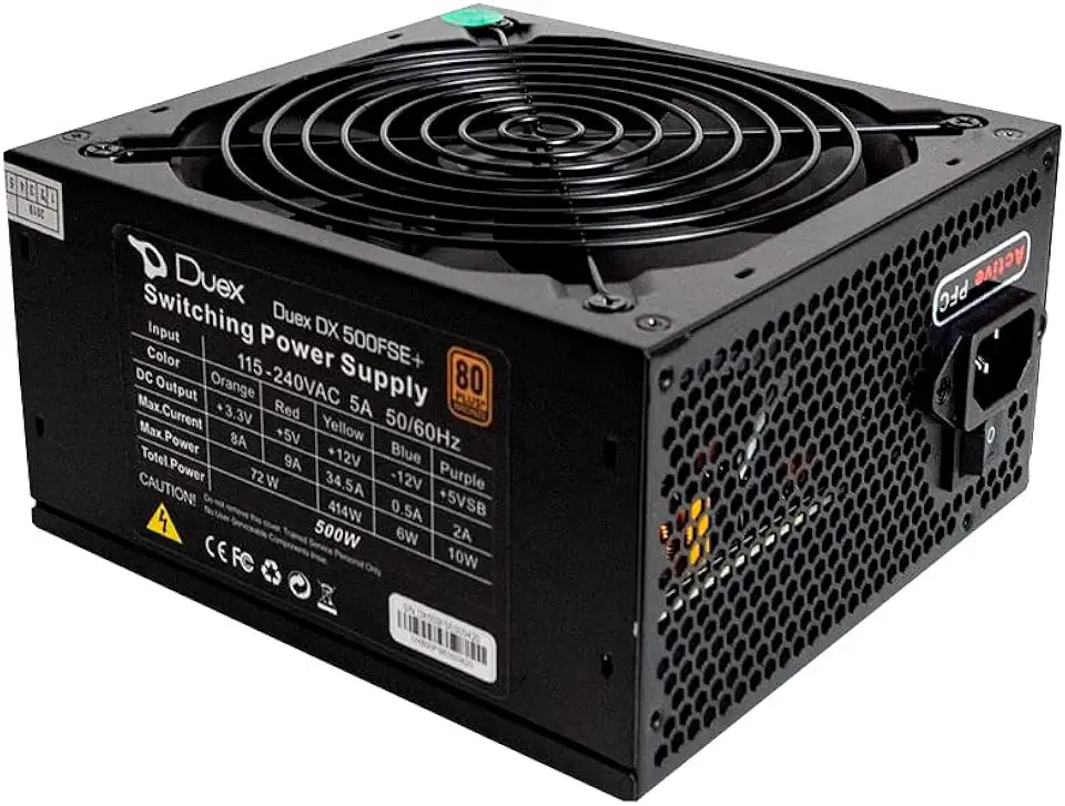 Fonte Duex DX 500W 80 Plus Bronze - DX 500FSE