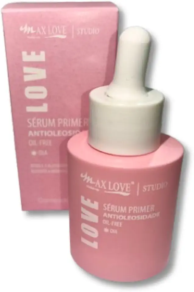Sérum Primer Antioleosidade Max Love Pele Hidratada Lisa e Controle de Brilho