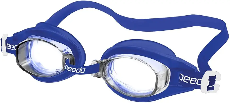 Óculos de Natação, Speedo, Freestyle, Lentes Espelhadas, Proteção UV, Antifog, Narizeira Ajustável