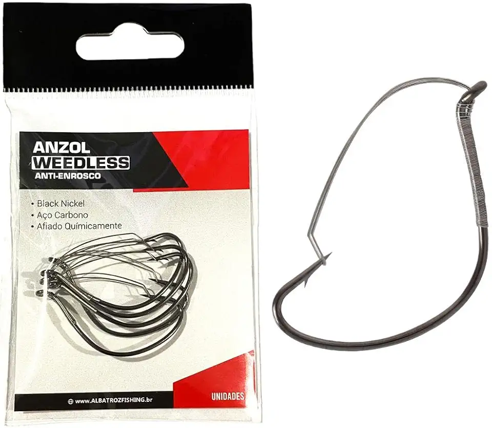 Anzol Weedless Anti-enrosco Bk 4pcs 37160 - Albatroz N 3/0