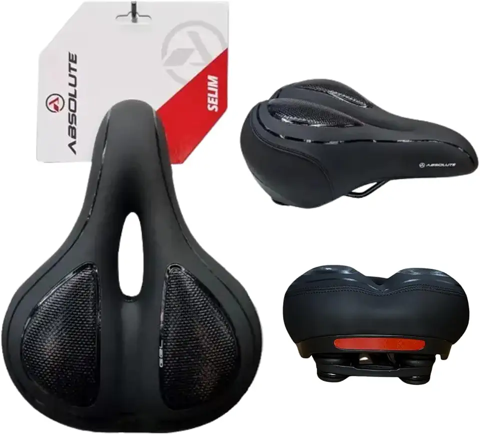 Banco Selim Bicicleta Absolute Comfort Reflective Vazado