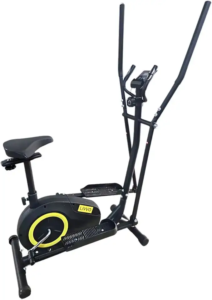 Bicicleta Elíptico Magnético 120 kg Controle de 8 Níveis LVBEM120 LIVVO