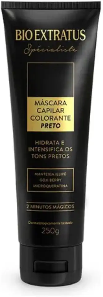 Máscara Spécialiste Colorante Preta Bio Extratus 250g