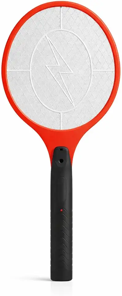 Raquete Elétrica Mata Insetos Recarregável Bivolt 110/220V – Mata Mosquitos, Moscas e Pernilongos com Segurança
