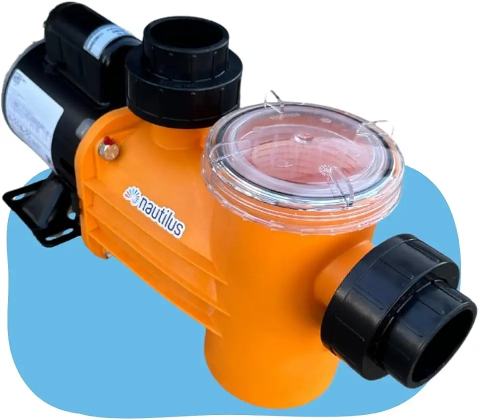 Bomba com pré filtro Nautilus PETRA 1/2 CV para Piscina Até 52.000L com Motor WEG