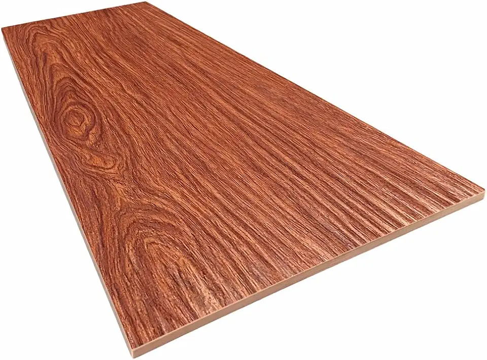 Piso Vinílico Autocolante Amadeirado PVC 5m² Adesivo Antiderrapante Resistente à Umidade (Marrom-escuro)