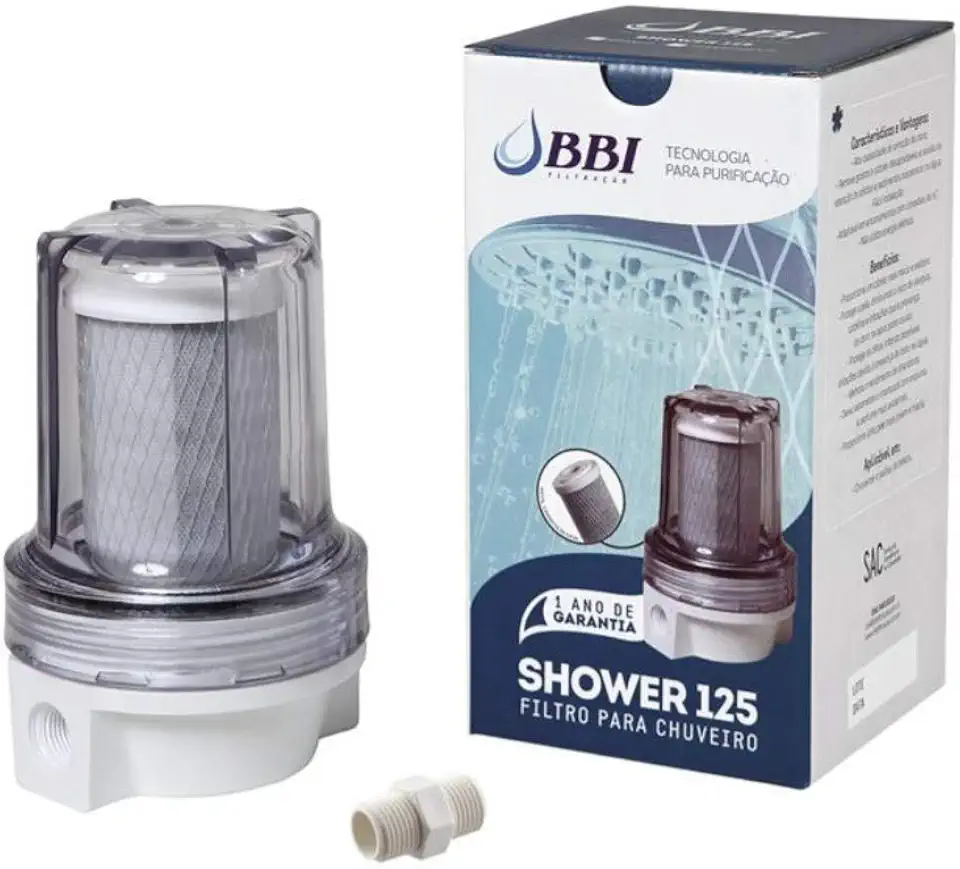 Filtro para chuveiro SHOWER125TR Transparente 5