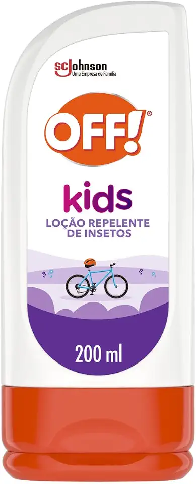 OFF! Kids, Repelente Infantil de Mosquitos, Protege por até 4h, Loção, 200ml
