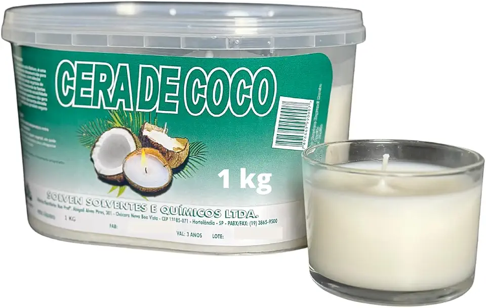 Cera de Coco Para Velas 1 Kg - Solven