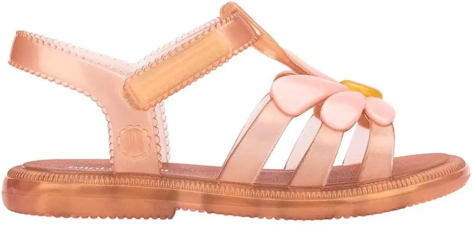 Mini Melissa Hip Bloomy Baby Marrom Perolado Rosa 35902