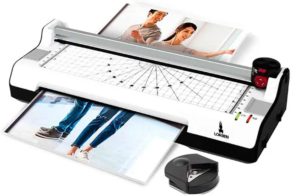 Plastificadora Laminadora Refiladora 5x1 A4 Documentos Cartões 220V Lorben