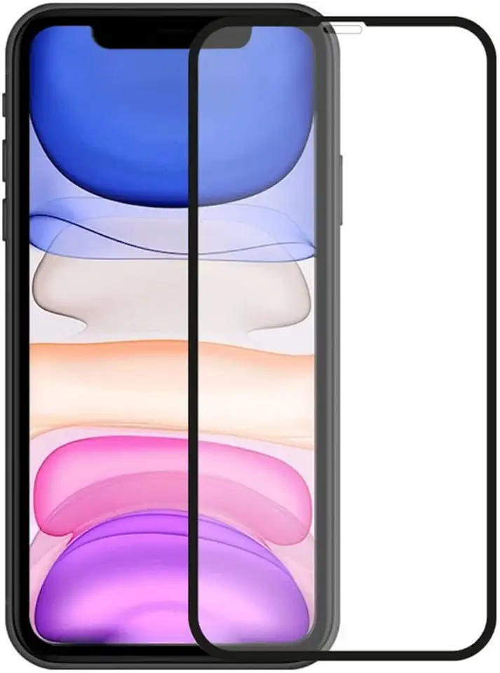 Película De Vidro 3D Tela Toda Para iPhone (iPhone 11 / XR)