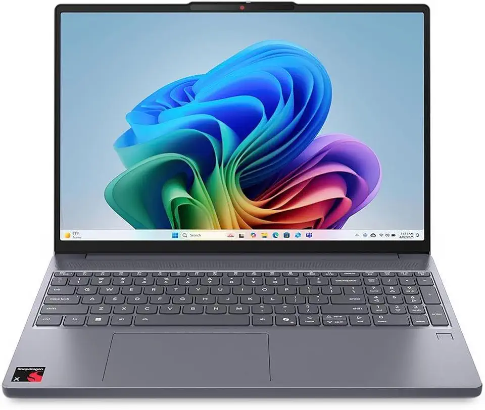 Notebook Lenovo® IdeaPad Slim 3x, Snapdragon X, 16GB, 1TB SSD, Tela de 15,3", W11 Home - 83TW0003