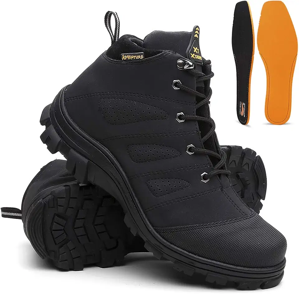 Coturno Masculino Adventure Tênis De Trilha Costurado