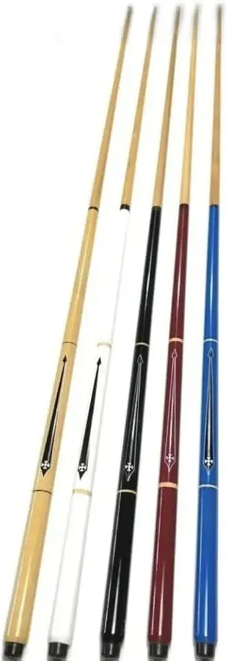 5 Tacos De Bilhar/Sinuca Cruz De Malta Profissional Snooker Bilhar + 5 Giz