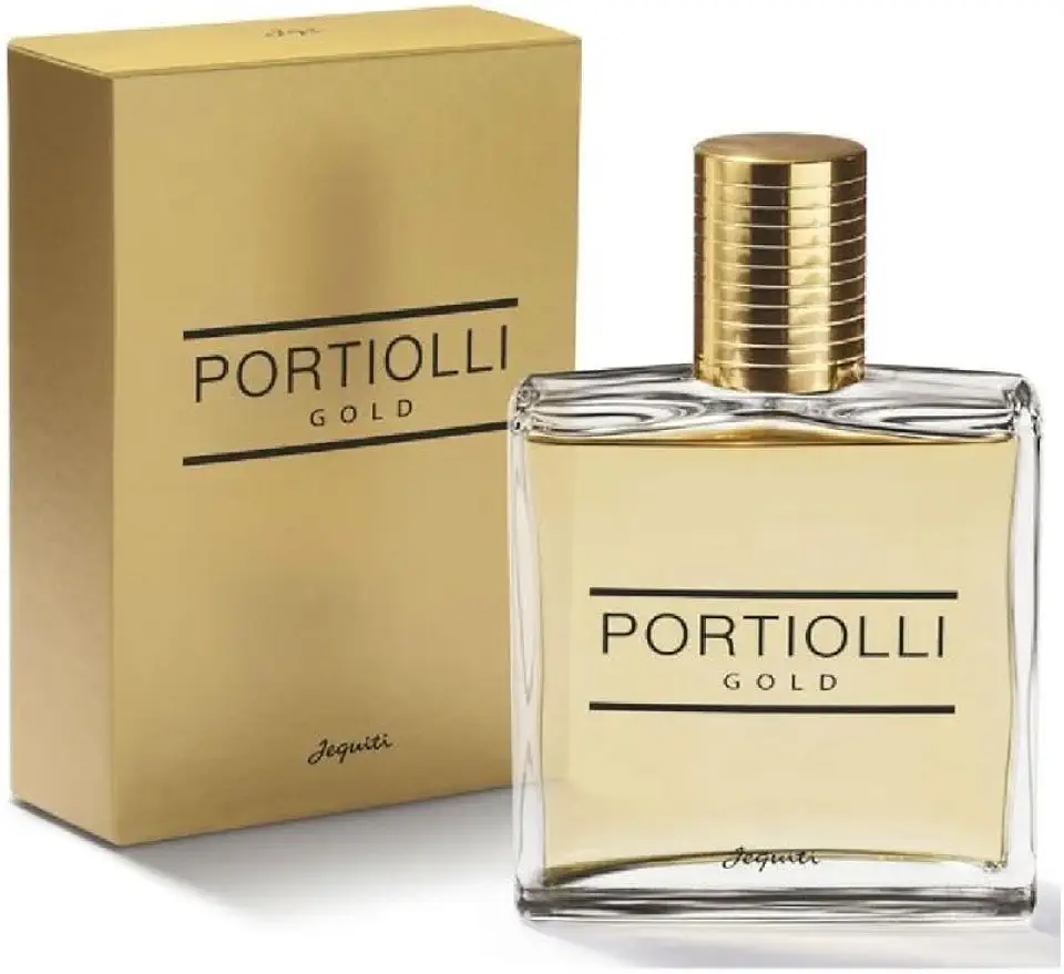 Desodorante colônia masculino Portiolli Gold 25ml em spray Jequiti