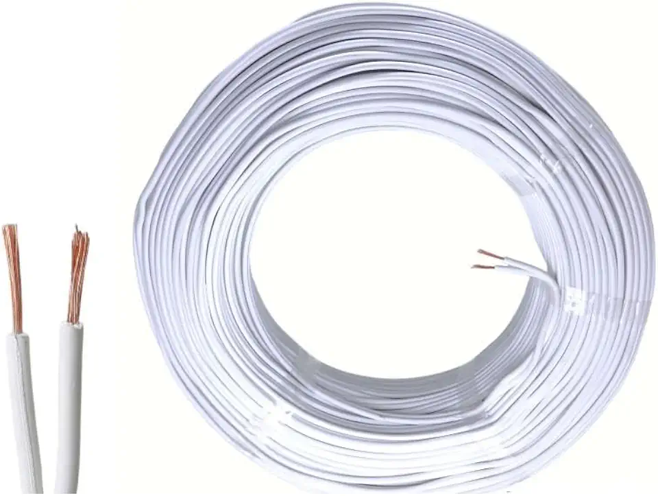 Fio Paralelo 2X1,5mm 100 Metros Flexivel Duas Vias Fio 1,5mm Eletrico