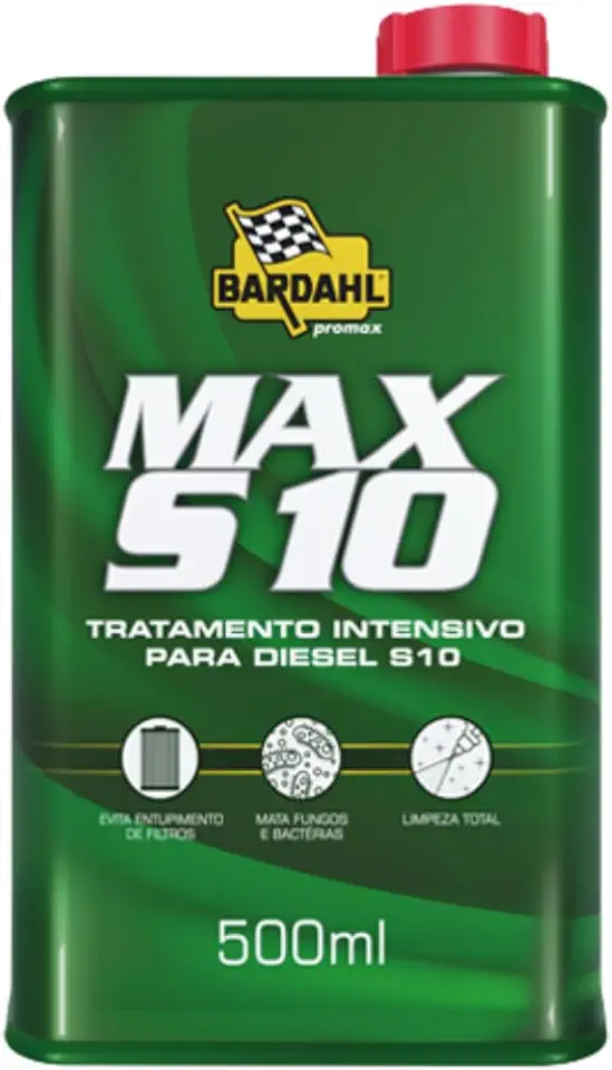 Aditivo De Combustível Diesel S10 Bardahl Max S10 500mL