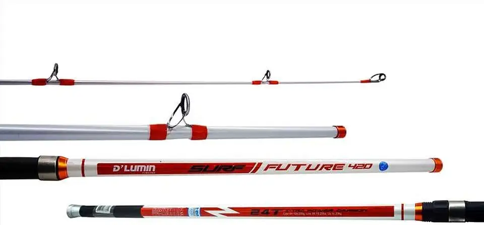 Vara de Pesca Future Surf SCT4203H 4,20m 25lbs Molinete 3 Partes Praia