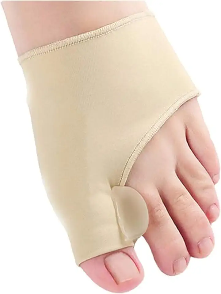 Meia Corretiva para Joanete com Separador de Dedos em Silicone – Protetor Ortopédico Confortável para Alívio de Pressão, Correção e Proteção dos Pés