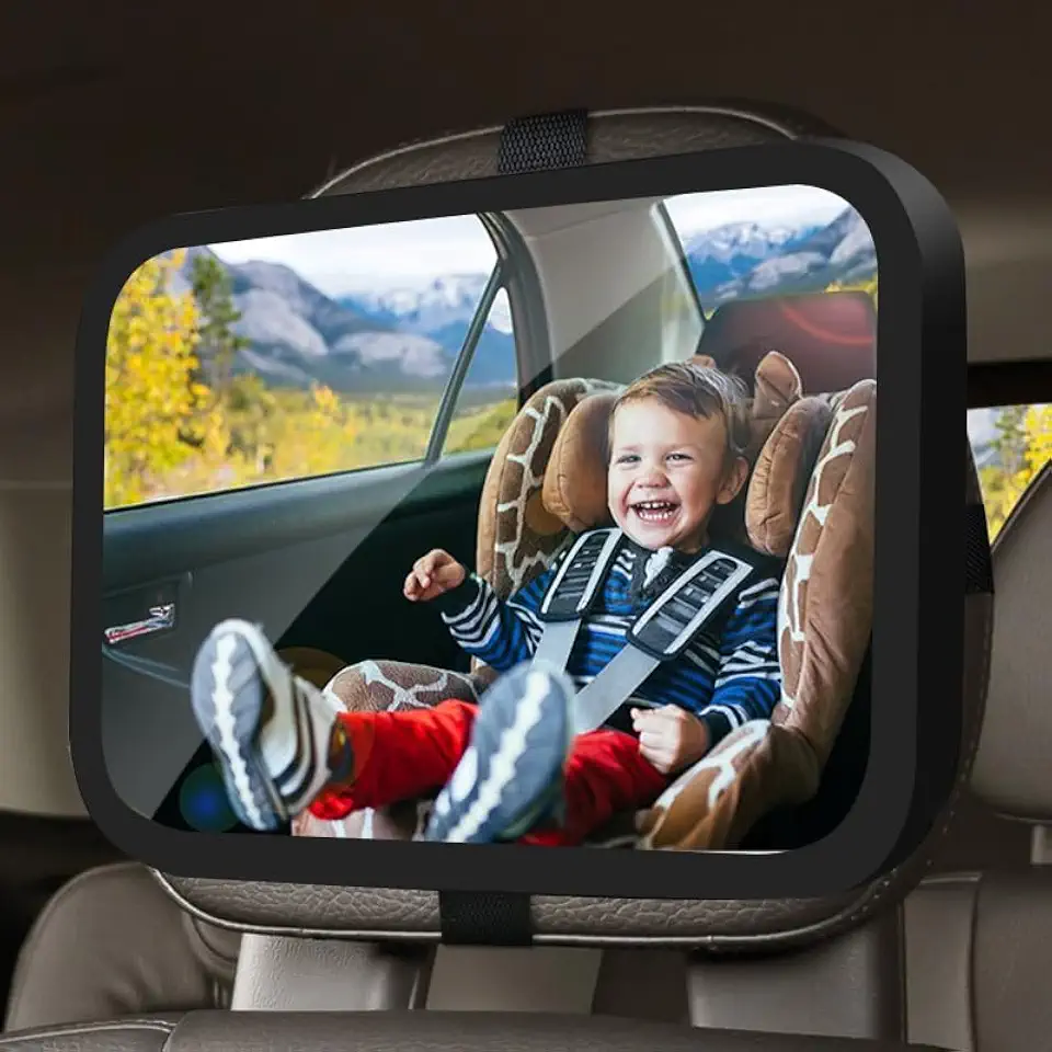 Espelho para Bebê Carro Retrovisor para Banco Traseiro JOYA KID, Baby Mirror para Cadeirinha, Espelho de Segurança Infantil com Visão Ampla, Ajustável | Baby Mirror para Cadeirinha, Espelho de Segurança Infantil com Visão Ampla