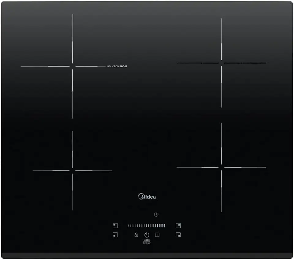 Cooktop 4 Bocas De Indução Midea Built In Even Pro