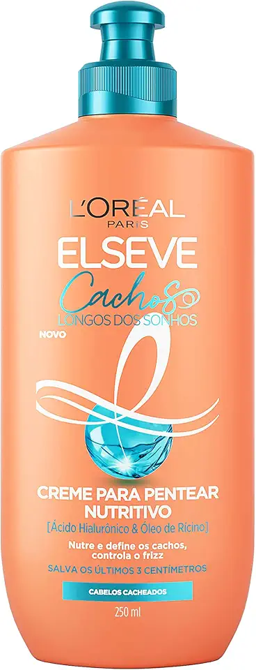 Creme para Pentear Nutritivo Elseve Cachos Longos dos Sonhos 250ml