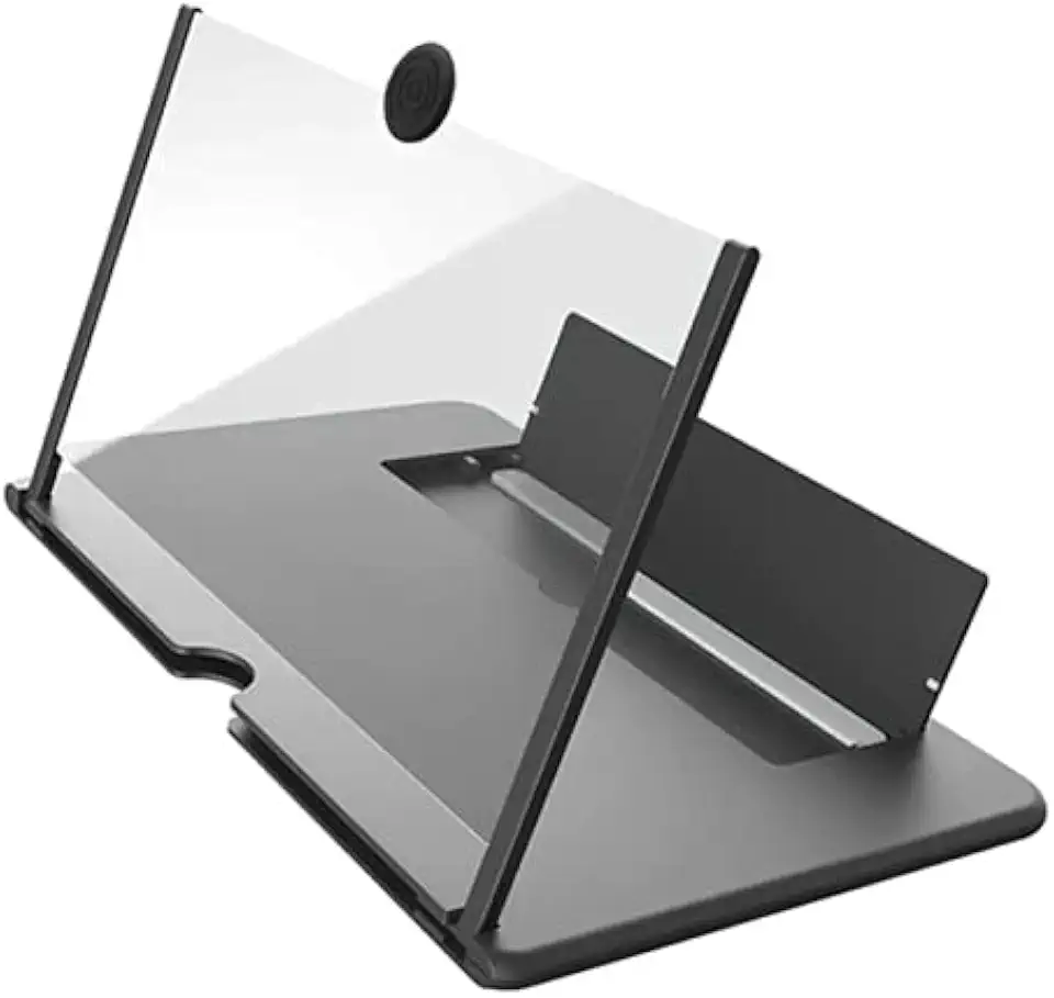Lupa Celular Amplificadora de Tela Imagem 3D 10 Polegadas Cor: Preto