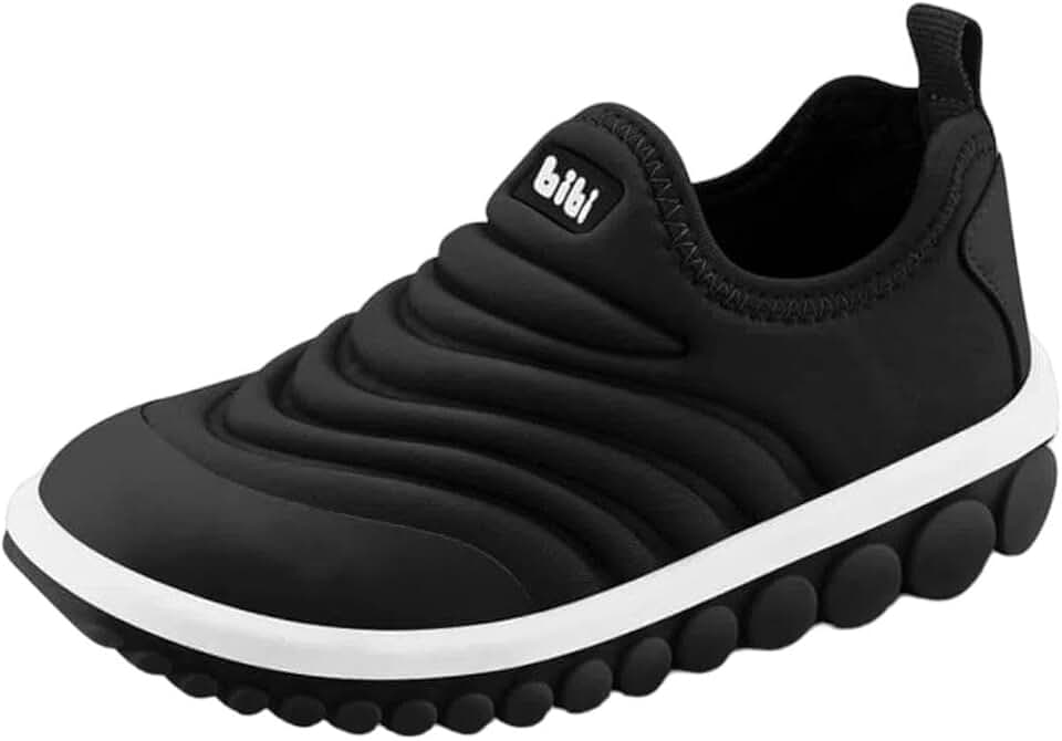 Tênis Escolar Confortável Infantil Masculino Bibi Roller Preto Sem Cadarço