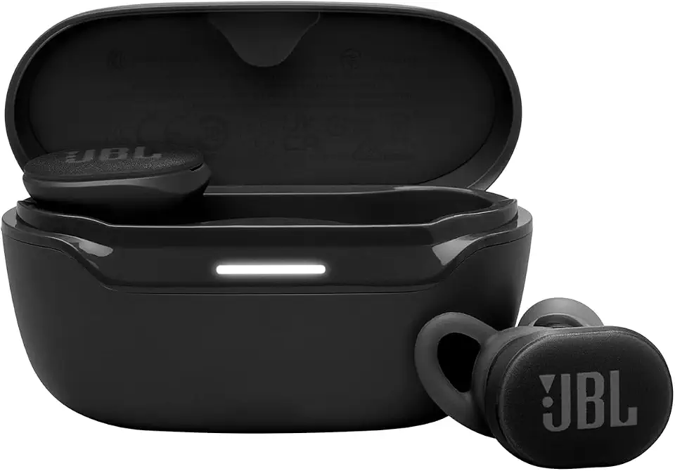 Fone de Ouvido Sem Fio, JBL, Endurace Race TWS, Esportivo, À Prova D'água e Resistente À Poeira - Preto