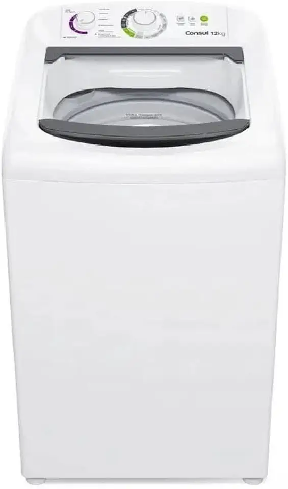 Máquina de Lavar Consul 12Kg Branca com Dosagem Econômica e Ciclo Edredom - CWH12BB 220V
